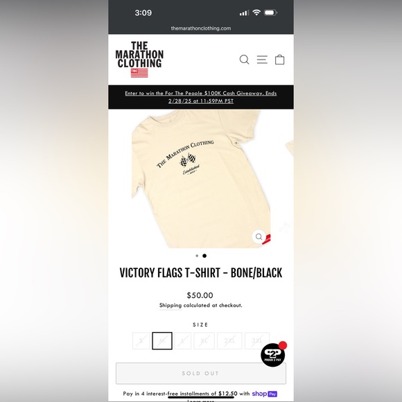 *BRAND NEW* TMC VICTORY FLAGS T-SHIRT - BONE/BLACK - Picture 3 of 4